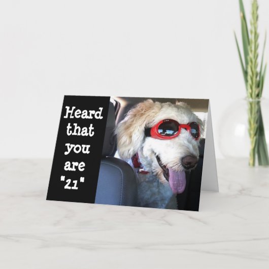 HAPPY **21st BIRTHDAY**TIJD OP CELEBRAAT!!!! Kaart (Voorkant)
