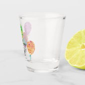 Happy 21st- of Any Age Birthday-ballonnen Shot Glas (Rechts)