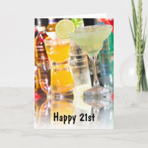 HAPPY 21st=PARTY GENIET VAN UW DAG TE VIEREN Kaart