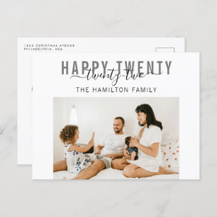 Happy 22 2 Typography Photo Holiday Briefkaart