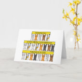 Happy 22nd Birthday 22 in 2022 Cartoon Cats Kaart (Gele Bloem)