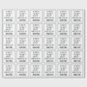 HAPPY 23RD BIRTHDAY; Art Deco Style; aangepaste na Cadeaupapier (Vlak)