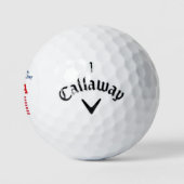 'Happy 250th Independence Day USA' Milestone Golfballen (Logo)
