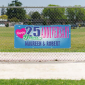 Happy 25th Jubileum met douanenamen Spandoek (Insitu)