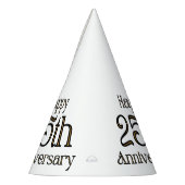 Happy 25th Jubileum Party Pet Feesthoedjes (Links)