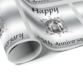 Happy 25th Jubileum - Persoonlijke foto Cadeaupapier (Rol Hoek)