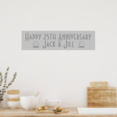 Happy 25th Jubileum Poster (Keuken)