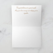 Happy 25th Jubileum roos kaart (Binnen)