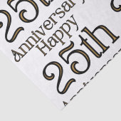 Happy 25th Jubileum Tissuepapier (Detail)