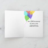 Happy 25th of ELK JAAR Jubileum Groet Kaart (Binnen)