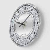 Happy 25th wedding universally diamonds and silver grote klok (Hoek)