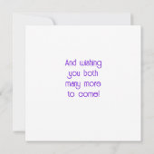 Happy 25th White Doves Jubileum Kaart (Achterkant)