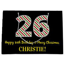 Happy 26th Birthday & Merry Kerstmis, aangepaste n