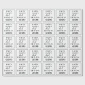 HAPPY 27TH BIRTHDAY; Art Deco Style; aangepaste na Cadeaupapier (Vlak)