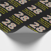 Happy 28th Birthday & Merry Kerstmis, aangepaste n Cadeaupapier (Hoek)