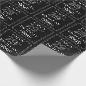 HAPPY 29TH BIRTHDAY; Art Deco Style met aangepaste Cadeaupapier (Hoek)