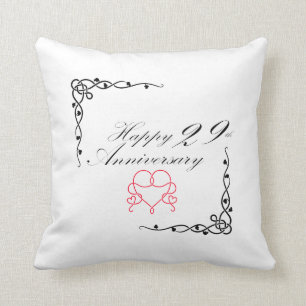 Happy 29th Jubileum Pillow Kussen