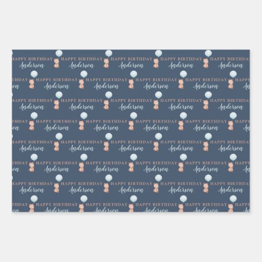 Happy 2e Beer Verpakking papier Inpakpapier Vel (Voorkant)