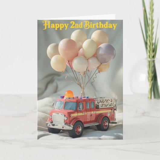 Happy 2e verjaardag-kaart kaart (Voorkant)