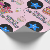 Happy 2e verjaardag — Papieren ballonnen pakken #2 Cadeaupapier (Hoek)