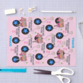 Happy 2e verjaardag Weefselpapier #2 Roze Tissuepapier (Craft)