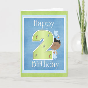 Happy 2e verjaardag Wenskaart Design 2 Kaart
