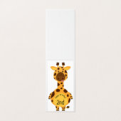 Happy 2nd Birthday - Kaart voor kinderen (Buitenkant ongevouwen)