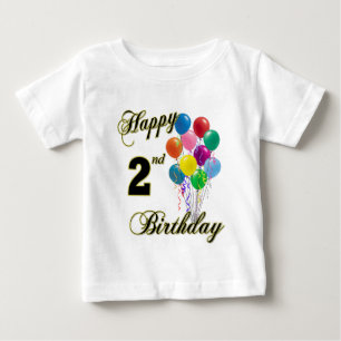 Happy 2nd Birthday Shirten and Birthday Apparel