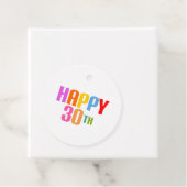 Happy 30th bedankjes labels (In situ)