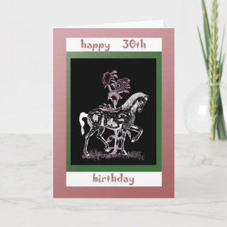 Happy 30th Birthday Card Kaart