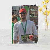 Happy 30th Birthday Card Kaart (Gele Bloem)