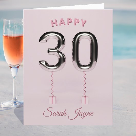 Happy 30th Birthday Card Kaart