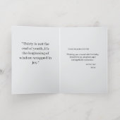 Happy 30th Birthday Celebration Folie Wenskaart (Binnenlaag)