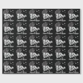 Happy 30th Birthday | DIY-tekst Cadeaupapier (Vlak)