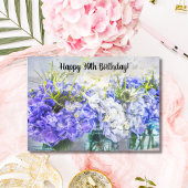 Happy 30th Birthday Hydrangeas Kaart
