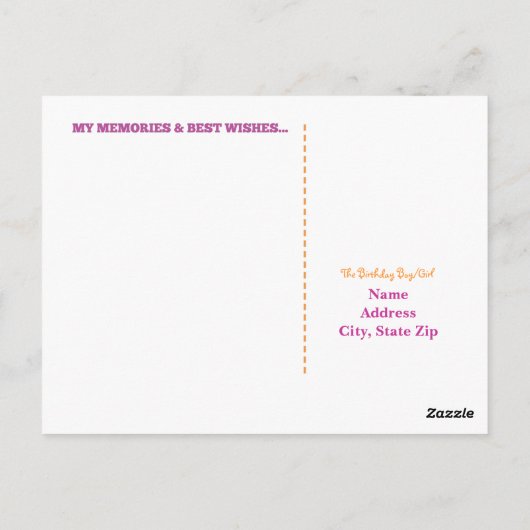 Happy 30th Birthday Milestone Briefkaarten in het  (Achterkant)