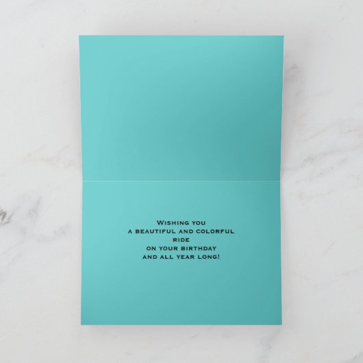 Happy 30th Birthday Wenskaart, Red Bicycle Kaart (Binnen)