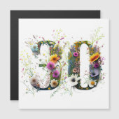 Happy 30th Birthday Wilde bloemen en vogels (Voorkant / Achterkant)