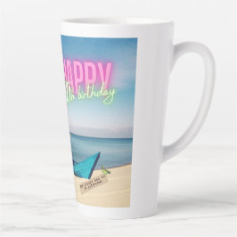 Happy 30th Fun & Funky Birthday Latte Mok