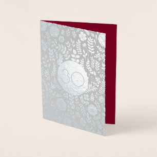 Happy 30th Jubileum Luxury Folie Kaarten