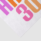 Happy 30th tissuepapier (Detail)