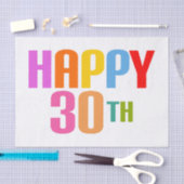 Happy 30th tissuepapier (Craft)