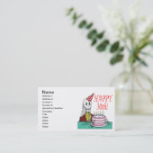 Happy 30th visitekaartje (Staand voorkant)