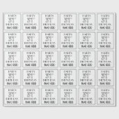 HAPPY 31ST BIRTHDAY; Art Deco Style; aangepaste na Cadeaupapier (Vlak)