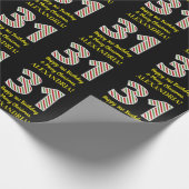 Happy 31st verjaardag & prettige kerst, aangepaste cadeaupapier (Hoek)