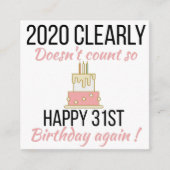 Happy 32nd Birthday, Funny 32ndverjaardagskaart Informatiekaartje (Voorkant)