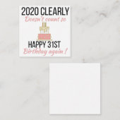 Happy 32nd Birthday, Funny 32ndverjaardagskaart Informatiekaartje (Voorkant / Achterkant)