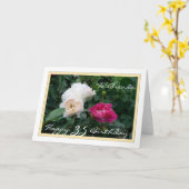 Happy 35th Birthday  met Rozen Kaart (Gele Bloem)