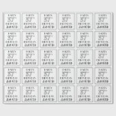 HAPPY 37TH BIRTHDAY; Art Deco Style; aangepaste na Cadeaupapier (Vlak)