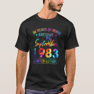 Happy 38th Birthday  september 1983 38 Year T-shirt